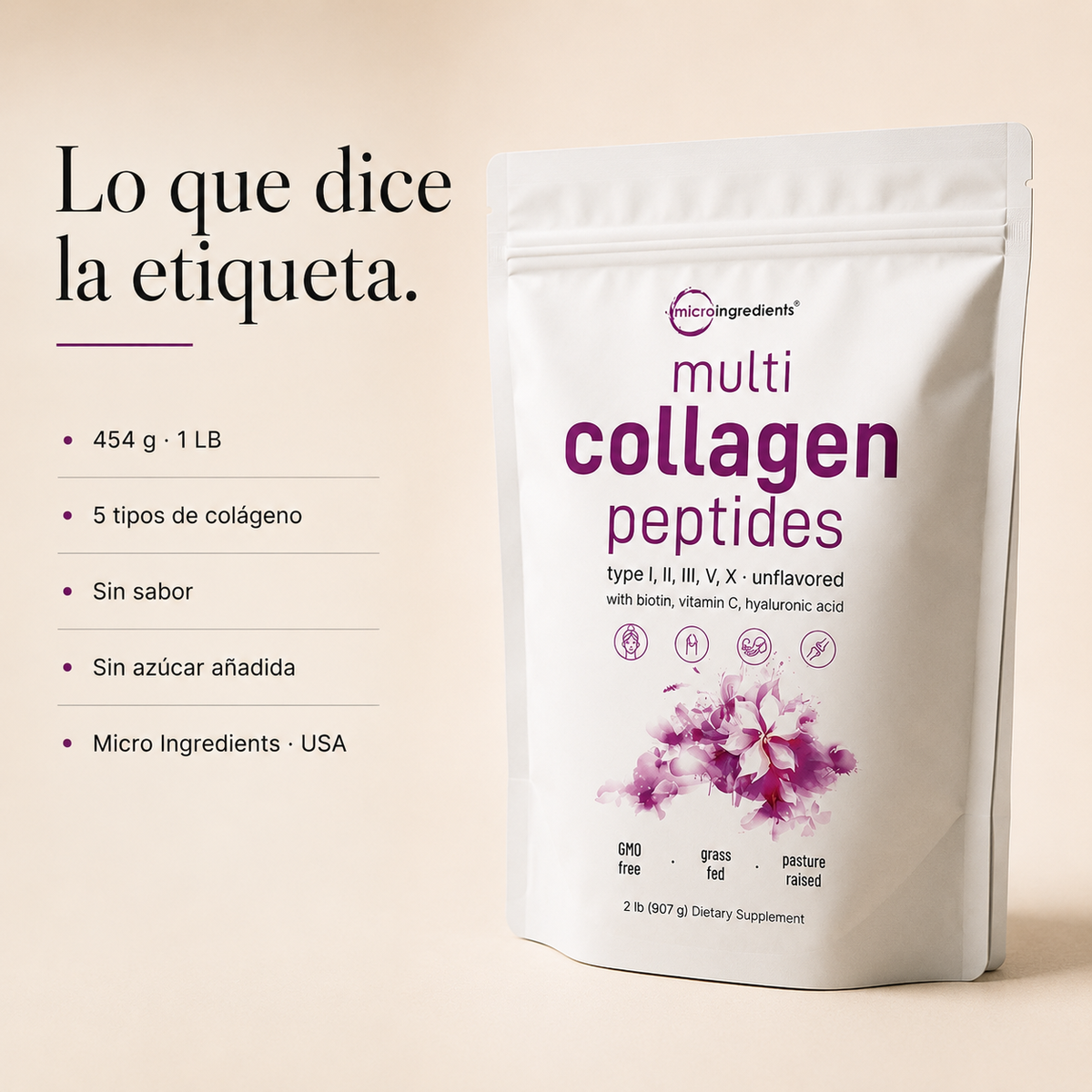 Multi Collagen Peptides 5 Tipos — Micro Ingredients