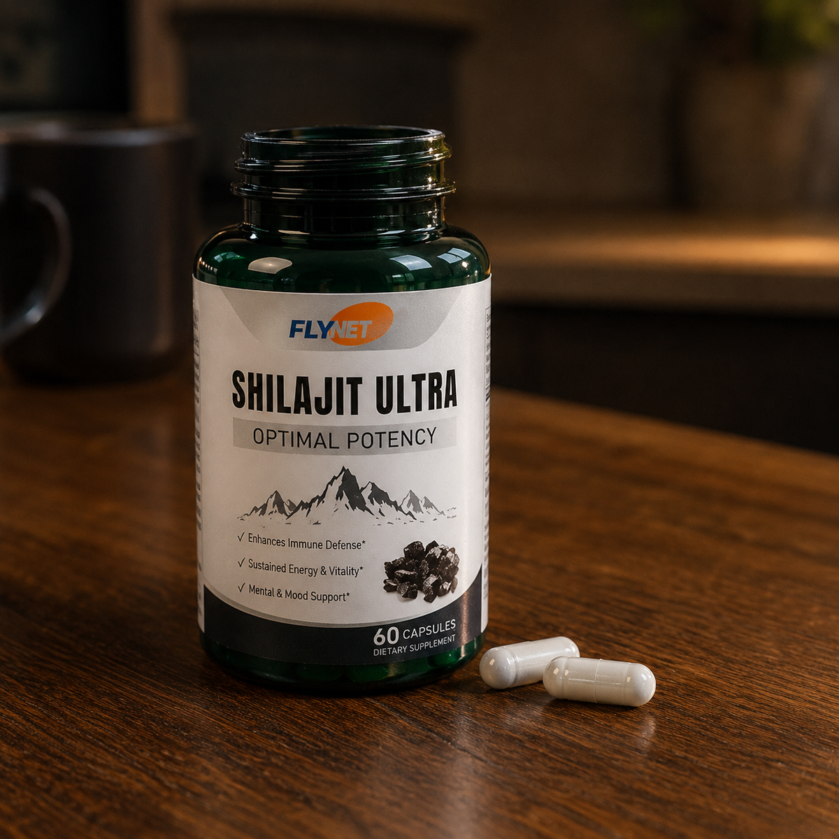 Shilajit Ultra | Ácido Fúlvico y Minerales Traza — Flynew