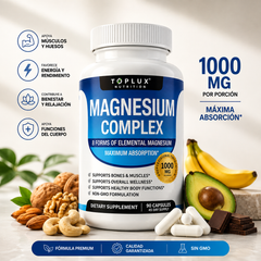 Magnesium Complex - Toplux | 8 Formas de Magnesio para tu Bienestar