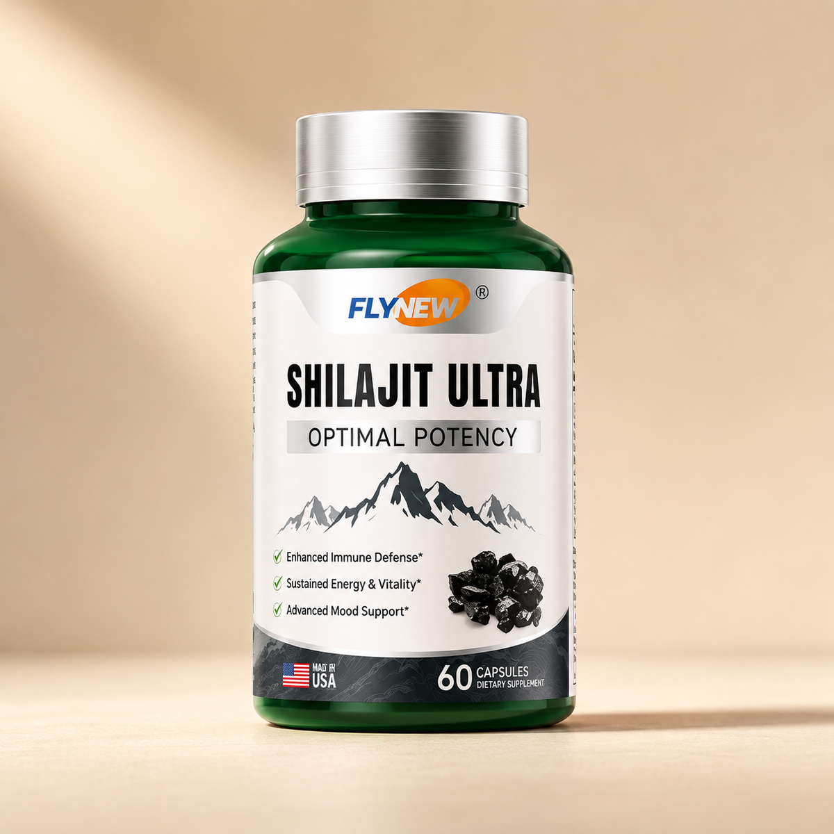 Shilajit Ultra | Ácido Fúlvico y Minerales Traza — Flynew