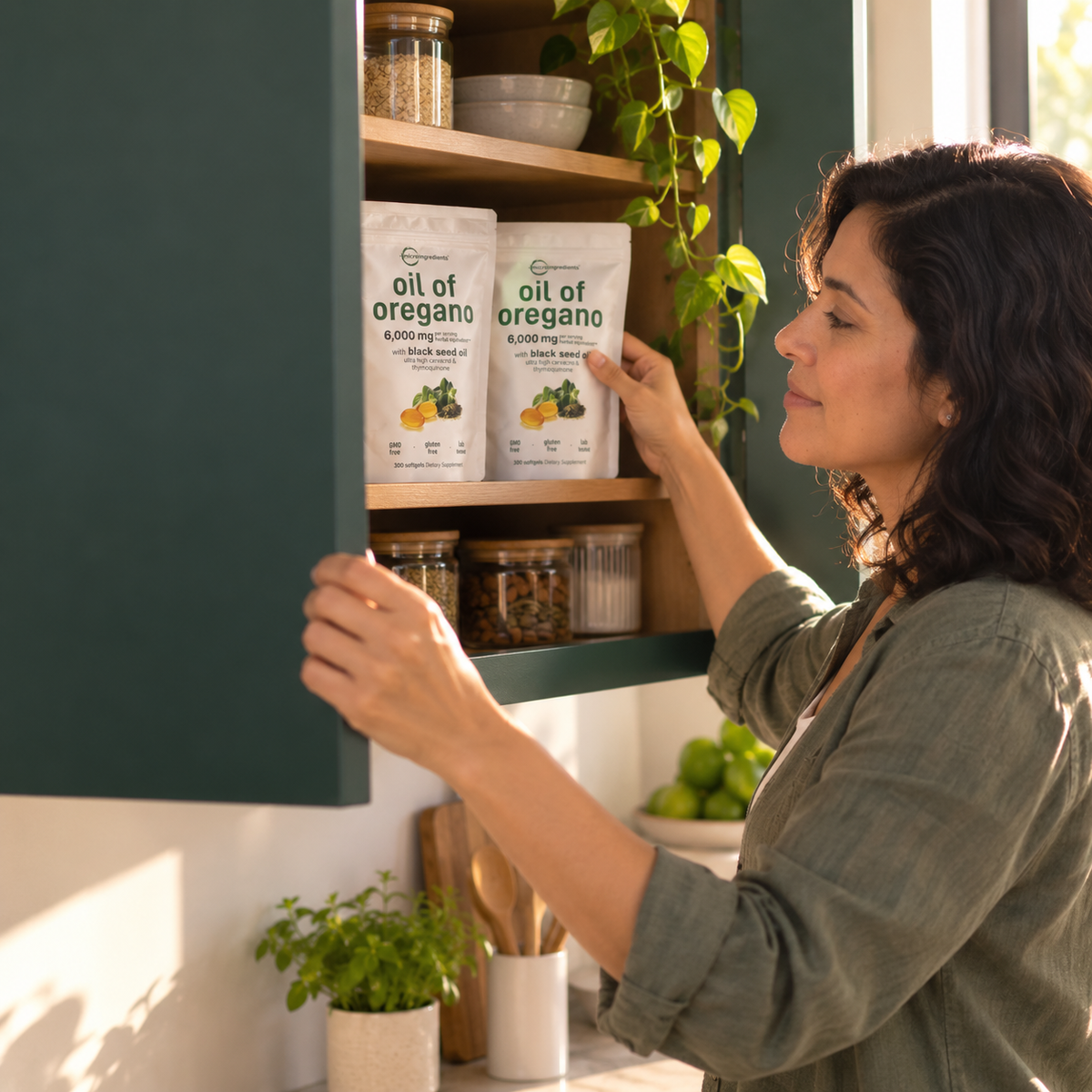 Oil of Oregano con Comino Negro | 165 mg de Carvacrol por Toma — 90 Cápsulas